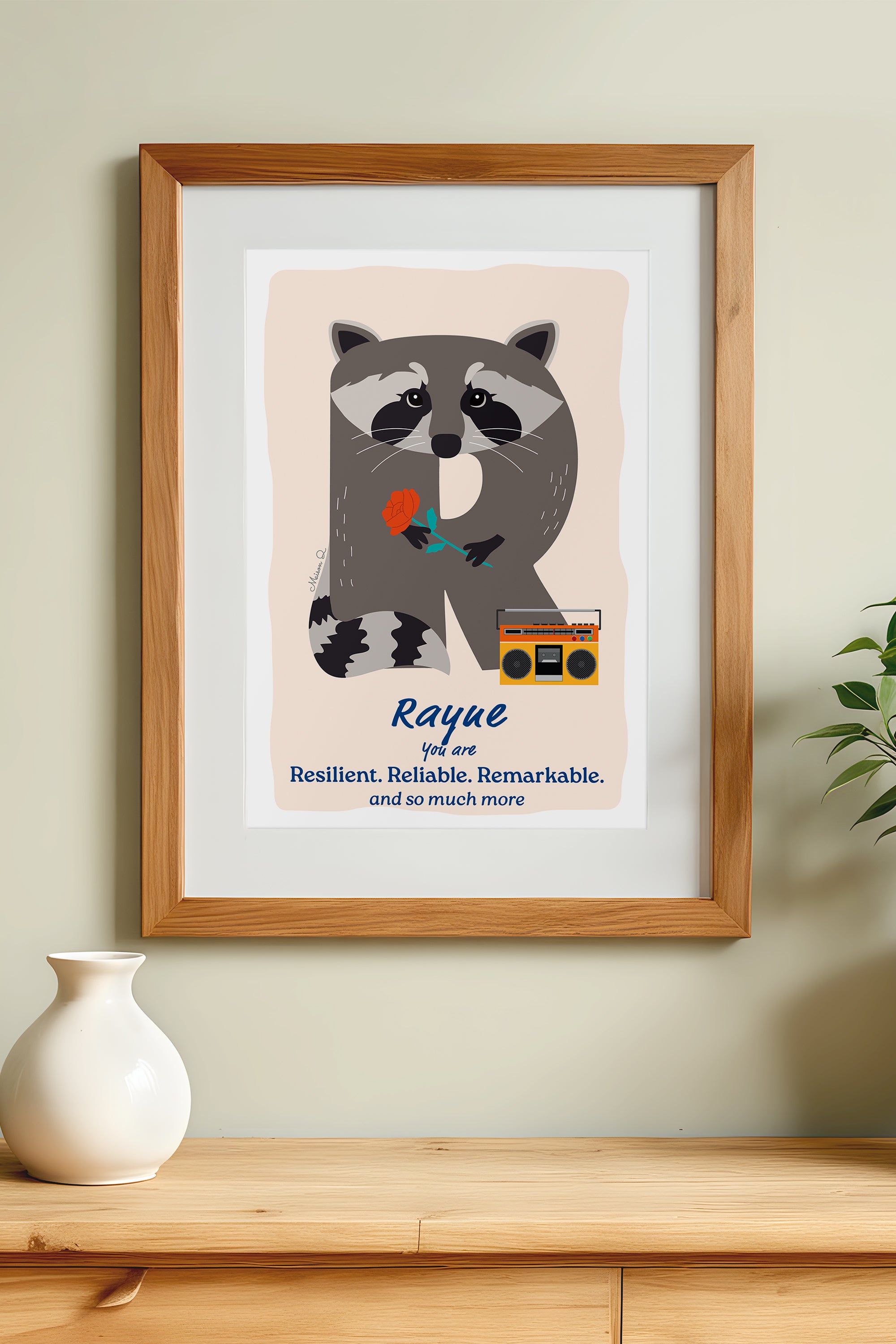 Alphabet R Poster – Maison Q