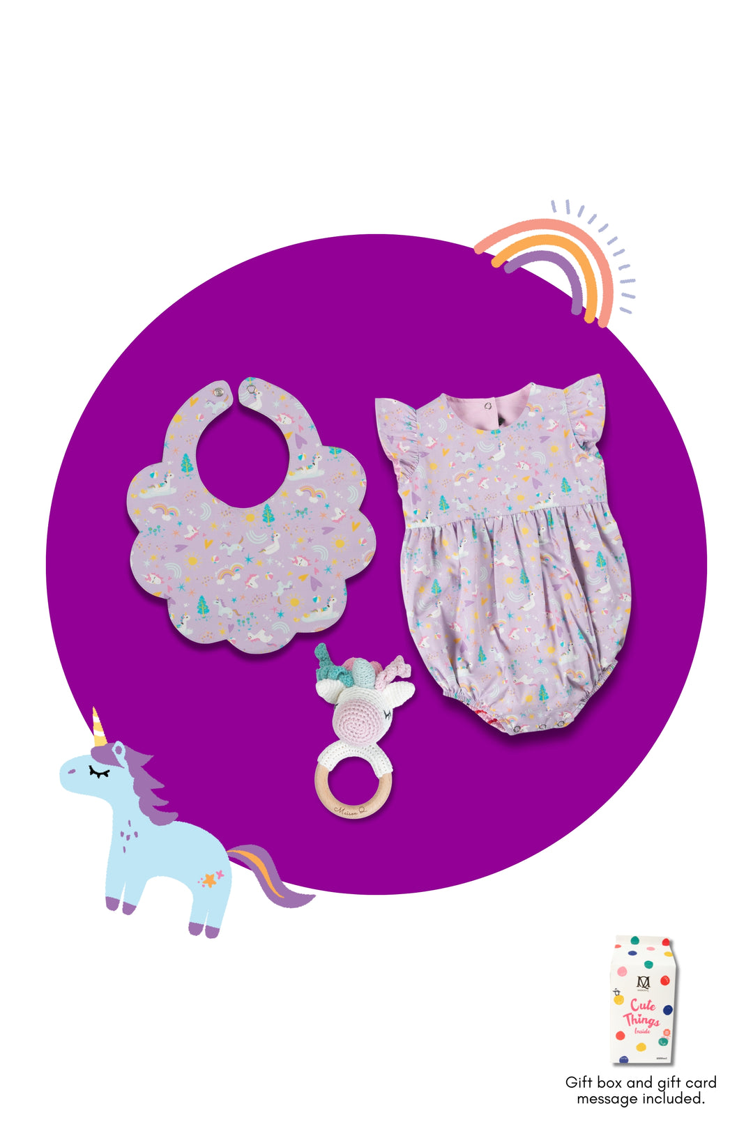 Unicorn Baby Girl Gift Set – Maison Q